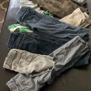 13 pairs of 3t pants and shorts.